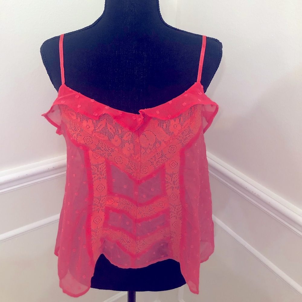 Pink Sheer Top